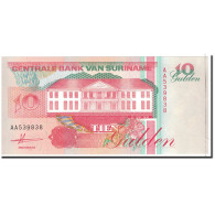 Billet, Surinam, 10 Gulden, 1991, 1991-07-09, KM:137a, NEUF - Surinam