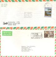 Eire, Irland, 1977 / 78, 2 Airmail Cover, Single Franking, 362, 381, To Switzerland, See Scans! - Briefe U. Dokumente