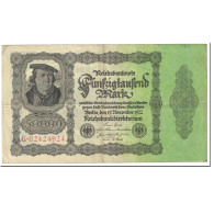 Billet, Allemagne, 50,000 Mark, 1922, 1922-11-19, KM:80, TB - 500.000 Mark