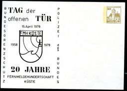 Bund PU108 D1/002a Privat-Umschlag BUNDESGRENZSCHUTZ 1978 - Sobres Privados - Nuevos