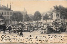 CPA Luxembourg Marché Circulé 1902 - Sonstige & Ohne Zuordnung
