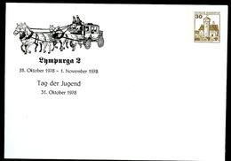 Bund PU108 D2/014 Privat-Umschlag LYMPURGA POSTKUTSCHE 1978 - Private Covers - Mint