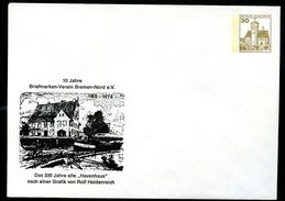 Bund PU108 C2/001 Privat-Umschlag HAVENHAUS BREMEN ** 1978 - Enveloppes Privées - Neuves