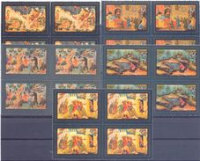 1982. USSR/Russua, Lacquerware Paintings, 4 Sets In Blocks Of 4v, Mint/** - Neufs