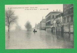 Cartes Postales 75 PARIS INONDATIONS DE 1910 Quai De La Rapée - Paris Flood, 1910