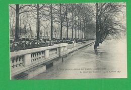 Cartes Postales 75 PARIS INONDATIONS DE 1910 Quai Des Tuileries - La Crecida Del Sena De 1910