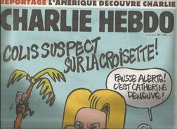 CHARLIE HEBDO , 13 Mai 2015 , N° 1190 , Colis Suspect à La Croiserre , Fausse Alerte C'est Catherine.. Frais Fr : 2.05 E - Desde 1950