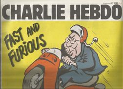 CHARLIE HEBDO , 8 Avril 2015 , N° 1185 , Fast And Furious , Hollande Garde Le Cap !  Frais Fr : 2.05 E - Desde 1950