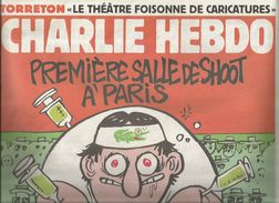 CHARLIE HEBDO , 27 Mai 2015 , N° 1192 , Première Salle De Shoot à Paris,  Frais Fr : 2.05 E - Desde 1950