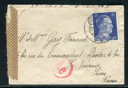 Allemagne - Enveloppe De Jüterbog Pour La France En 1943 - Ref D85 - Briefe U. Dokumente