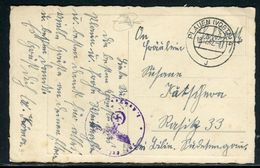 Allemagne -carte Postale En Feldpost De  Plauen En 1942 - Ref D95 - Briefe U. Dokumente