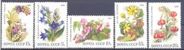 1988. USSR/Russia, Deciduous Forest Flowers,5v, Mint/** - Neufs
