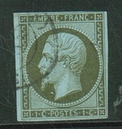 France // 1853-1860 // Yvert & Tellier Napoléon III  No.11 Oblitéré - 1853-1860 Napoleon III