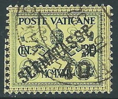 1931 VATICANO SEGNATASSE USATO 40 CENT - X3-4 - Postage Due
