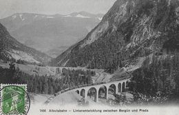 ALBULABAHN - Linienentwicklung Zwischen Bergün Und Preda Mit Dampfzug Anno 1910 - Bergün/Bravuogn