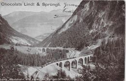 ALBULABAHN - Zwischen Bergün Und Preda Mit Dampfzug Anno 1910 - Bergün/Bravuogn