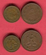 LOT 2 MONNAIES DIFFERENTES TB+ 4,5 - Mexique