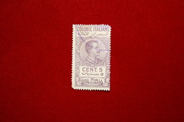 COLONIE GENERALI   - MARCA DA BOLLO -  CENT. 5 - 1918. -  USATO - Emissioni Generali