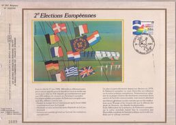 Carte Max CEF Soie 2133 Elections Européennes - 1981-1990