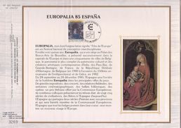 Carte Max CEF Soie 2157 Europalia - 1981-1990