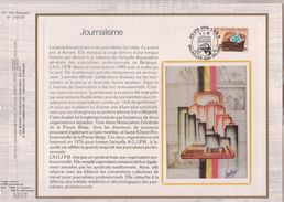 Carte Max CEF Soie 2158 Journalisme - 1981-1990