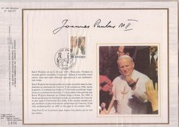 Carte Max CEF Soie 2166 Jean Paul II - 1981-1990