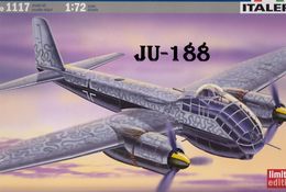 - ITALERI - Maquette JU-188 " RACHE " - 1/72°- Réf 1117- - Airplanes