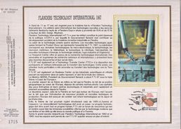 Carte Max CEF Soie 2243 Flanders Technology - 1981-1990