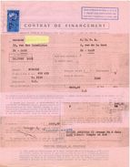 1967 - Contrat De Financement - Timbre Fiscal "Médaillon De Daucy" N° 372 (2,50 F) - Other & Unclassified