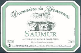 1573 - France - Saumur - Domaine Des Garennes - GAEC Mainguin-Baron - 49260 Montreuil Bellay - Red Wines