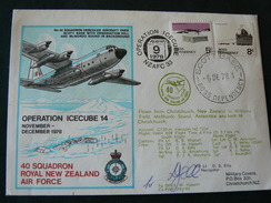 1978 ....OPERATION  ICECUBE  14.............40mo...SQUADRON  ROYAL NEW  ZEALAND  AIR  FORCE - Posta Aerea