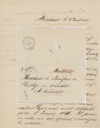 STRASBOURG 1846  PP Rouge SÉLESTAT Proviseur De Collège - 1801-1848: Voorlopers XIX