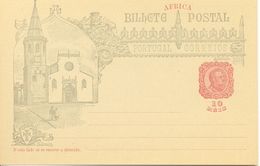 1898 L'horloge De Thomar Portugal Africa Entier Postal, Stationnery - Portuguese Africa