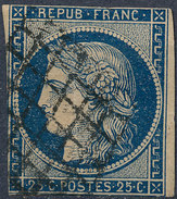 Stamps France 1849 Ceres 25c Used - 1849-1850 Ceres