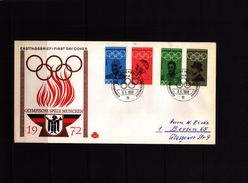 Germany / Deutschland  1972 Olympic Games Muenchen Interesting FDC - Sommer 1972: München