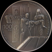 ARMENIA 100 DRAM SILVER COIN PROOF 2015 RARE Centenary Of The Armenian Genocide - Armenië
