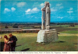 CPSM St.Patrick’s Cross And Coronation Stone,Rock Of Cashel,Tipperary    L2487 - Tipperary