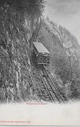 BÜRGENSTOCKBAHN → Versammelte Mannschaft Auf Der Führer-Kanzel, Ca.1900 - Sonstige & Ohne Zuordnung