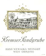 1591 - Autriche - Kremser Sandgrube - Hans Wewalka - Weingut - Wien - Grinzing - Witte Wijn