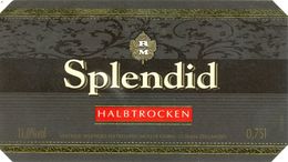 1593 - Allemagne - Splendid Halbtrocken - Müller GMBH - 56856 - Zell/Mosel - White Wines