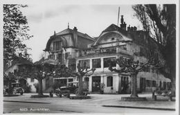 AUVERNIER → Hôtel Du Lac Avec Le Oldtimer, Fotokarte Ca.1930 - Auvernier