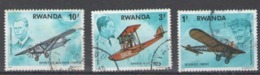 Rwanda Used 1978 Aviation History - Oblitérés