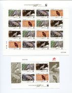 Macau - Kleinbogen Mi.Nr. 1747 / 50 Und Block Nr. 197 "WWF 2011" ** / MNH - Unused Stamps