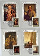 SOVIET UNION 1983 German Paintings In The Hermitage Set Of 6 Maximum Cards.  Michel 5329-34 - Maximumkaarten