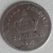 20 Centimes NAPOLEON III EMPEREUR - Tête Laurée - 1867 A - TTB - (4) - - 20 Centimes