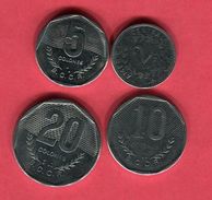 LOT 4MONNAIES DIFFERENTES TB+ 5 - Costa Rica