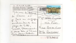 Beau Timbre   Sur Carte , Postcard Du 20/04/2009 - Briefe U. Dokumente