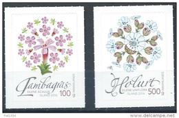 Islande 2016, N°1432/1433 Neufs, Fleurs Sauvages - Unused Stamps