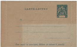 OBOCK CARTE LETTRE N°1 NEUVE PARTIELLEMENT DECOLOREE - Storia Postale