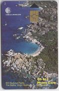 BRITISH VIRGIN ISLANDS - THE BATHS - BLACK CHIP - 13 DIGITS - Islas Virgenes